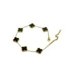 Anti Tarnish Black Clover Bracelet Stylish look